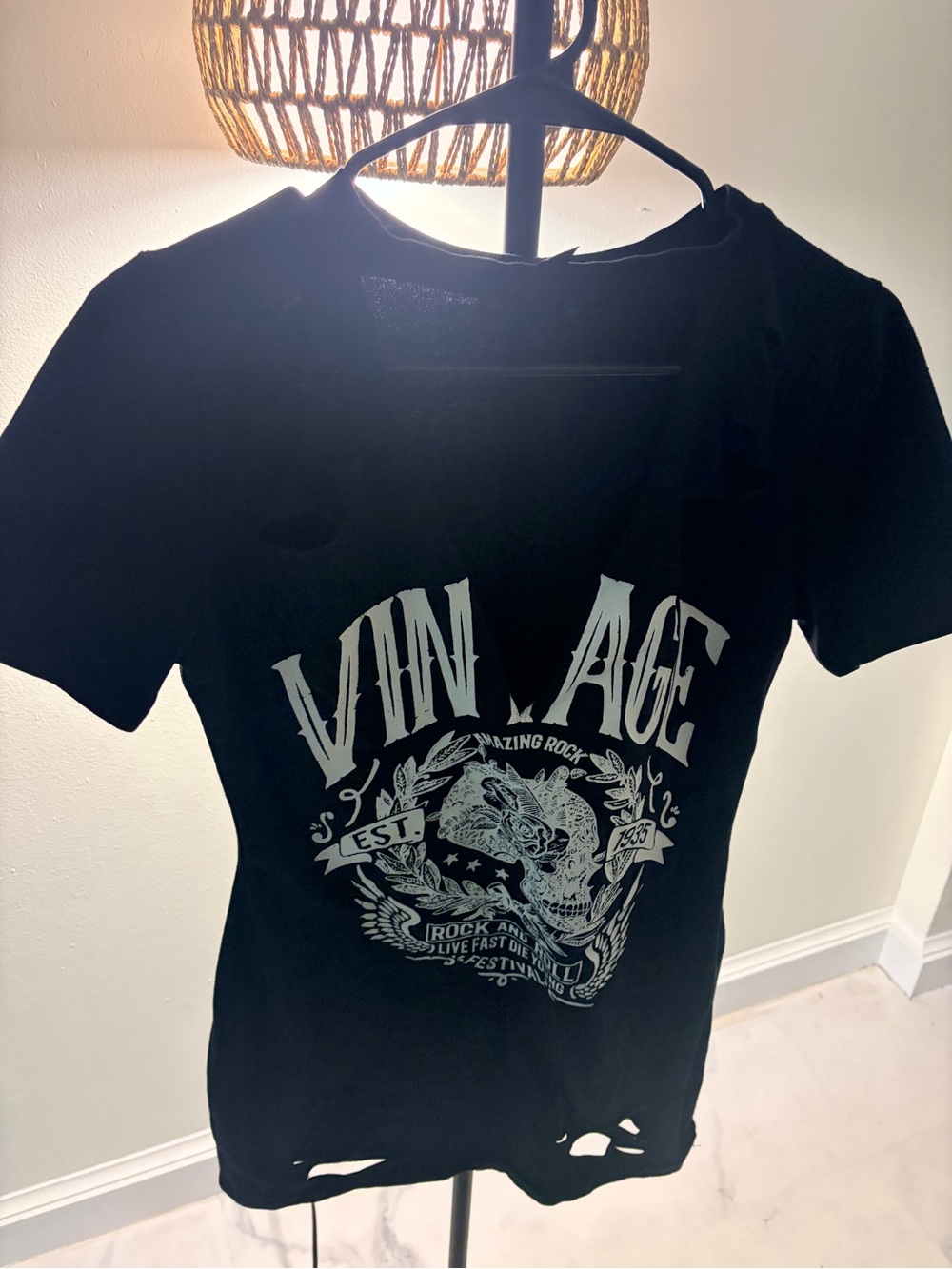 Black Top with JNK Logo Accent